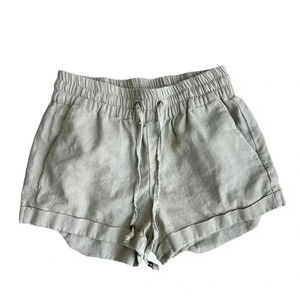 Love Tree New without Tags Linen Shorts Pull On Beige Drawstring  Size Small